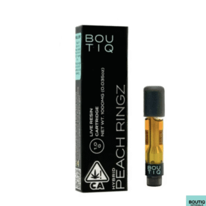 boutiq carts peach ringz live resin cartridge 1g