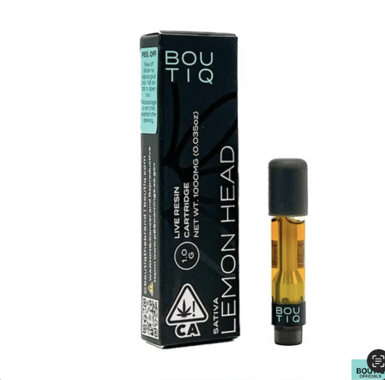boutiq carts lemon head live resin cartridge 1g boutiq carts lemon head live resin cartridge 1g